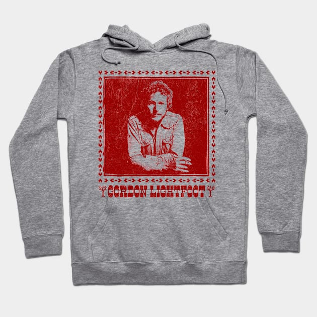 Gordon Lightfoot /\/\ Retro Style Country Fan Design Hoodie by DankFutura